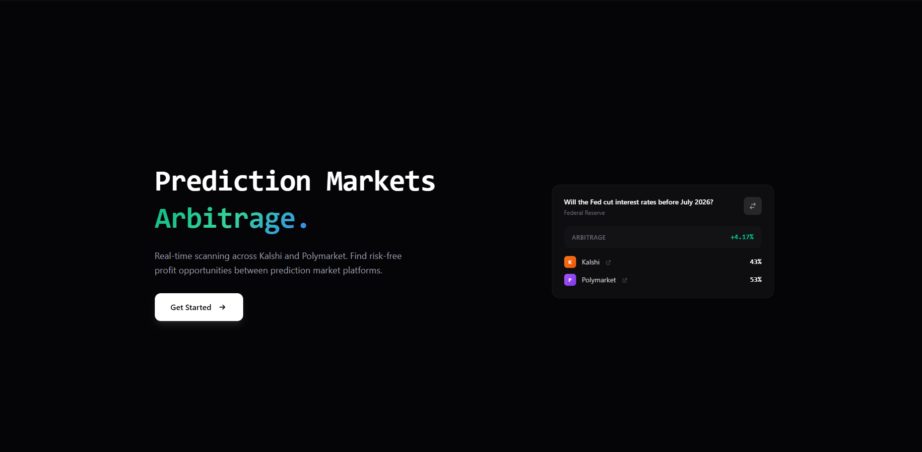 Arbitrage Calculator